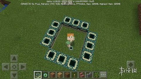 我的世界末地门怎么造