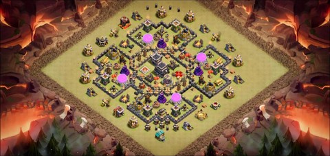 部落冲突9本怎么摆阵[图1]