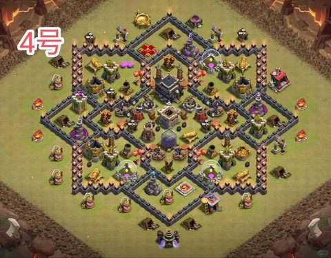 部落冲突9本怎么摆阵[图2]