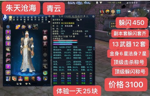 诛仙手游青云灌注什么